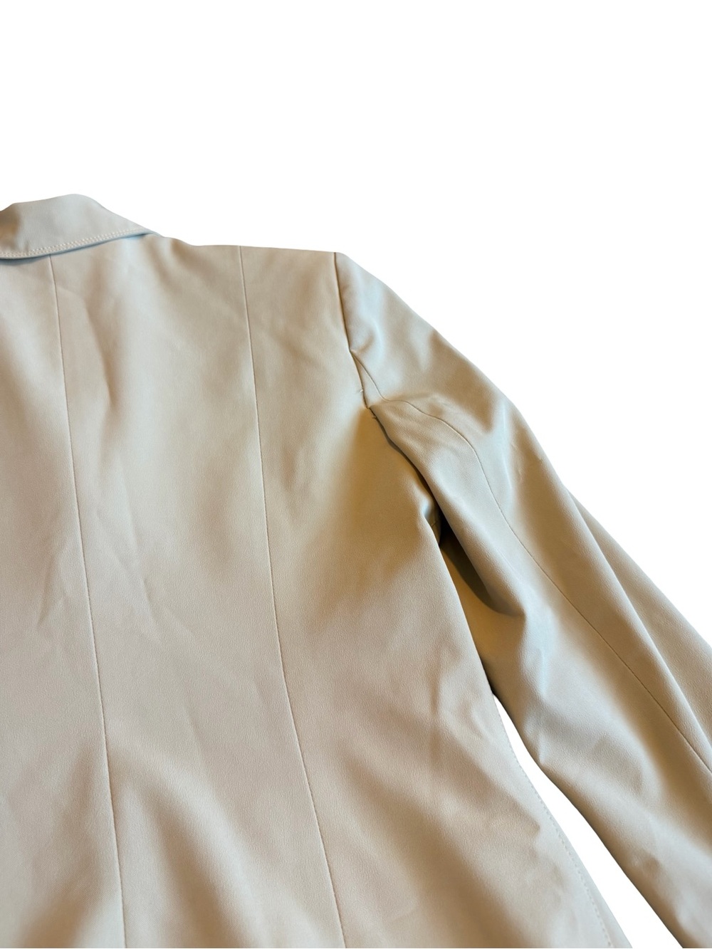 Vertigo Paris Beige Button-Down Blazer Jacket Office Professional Size Medium - Picture 13 of 14